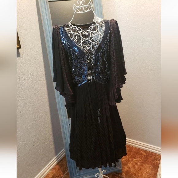 Free People Womens Moonglow A-Line Dress XS - Picture 2 of 5